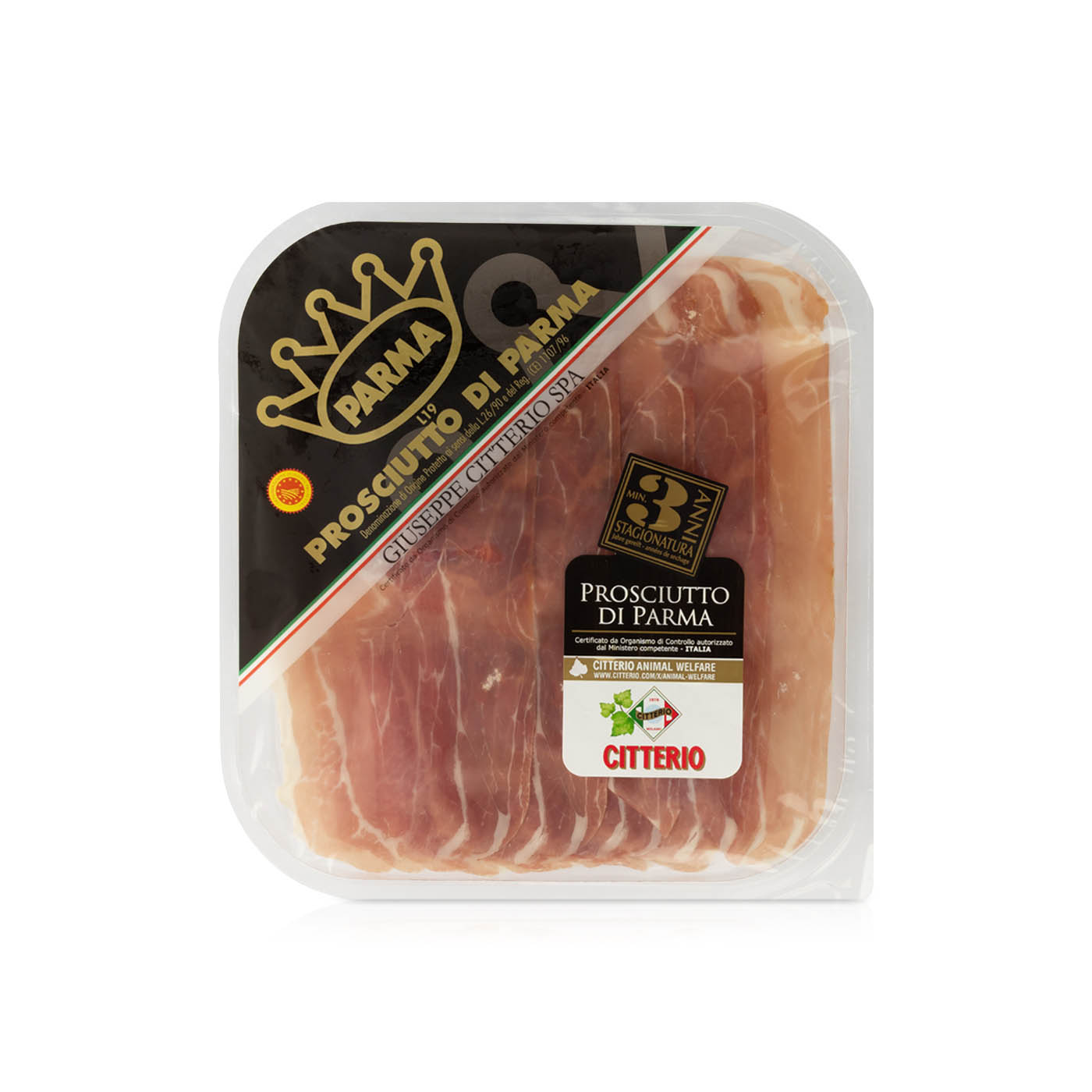 Citterio PDO Prosciutto di Parma Ham 3 Years 100g