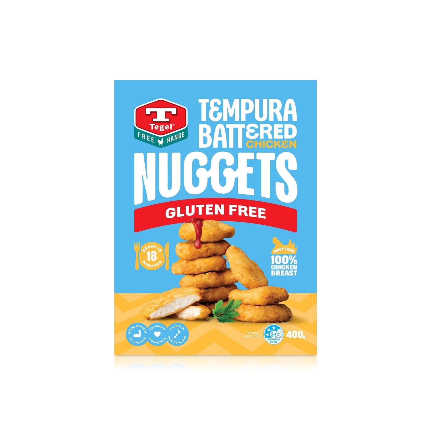 Tegel Gluten-Free Tempura Battered Chicken Nuggets 400g