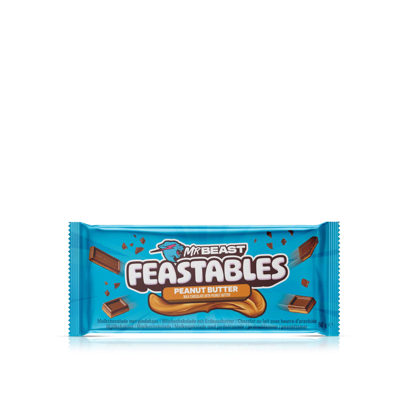 Feastables Peanut Butter Milk Chocolate 60g
