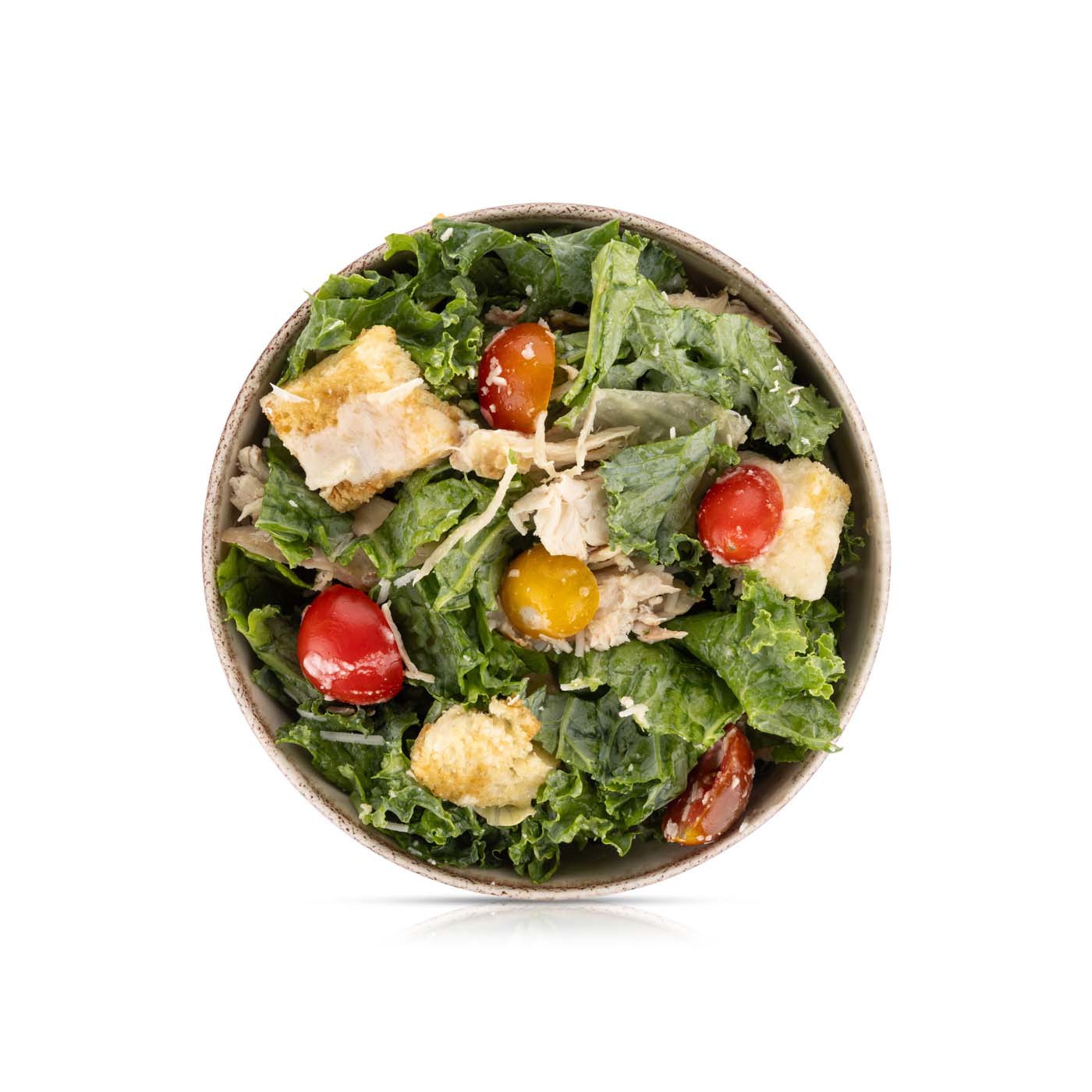 Chicken and Kale Caesar Salad