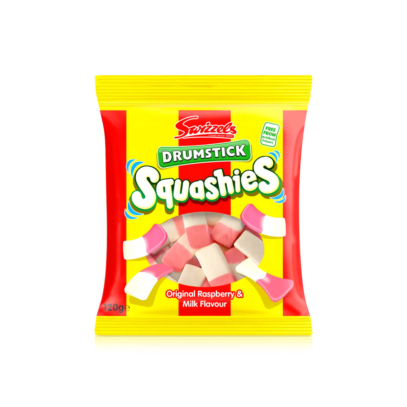Swizzels Squashies Drumstick Raspberry 120g