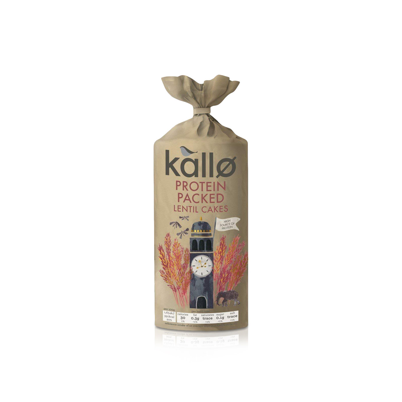 Kallo Protein Packed Lentil Cakes 100g