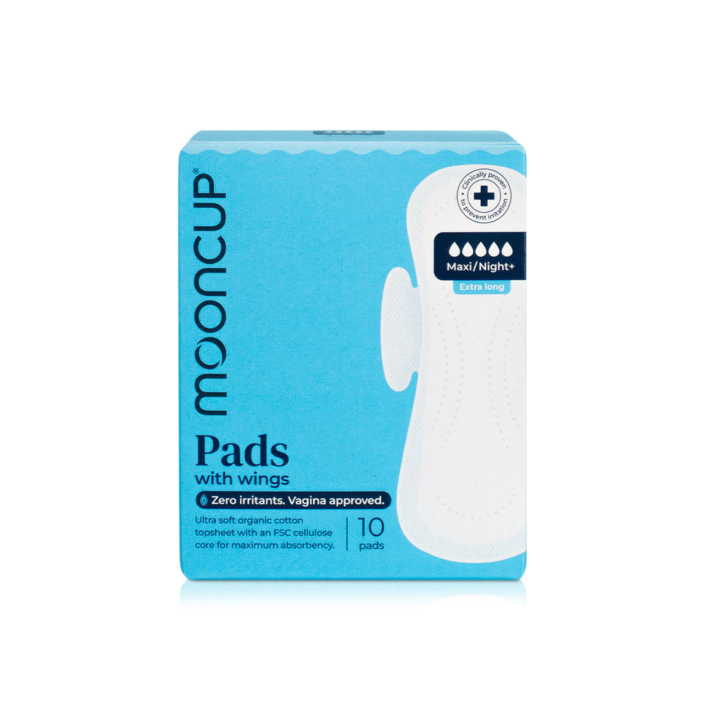 Mooncup Maxi Night Pads with Wings x 10
