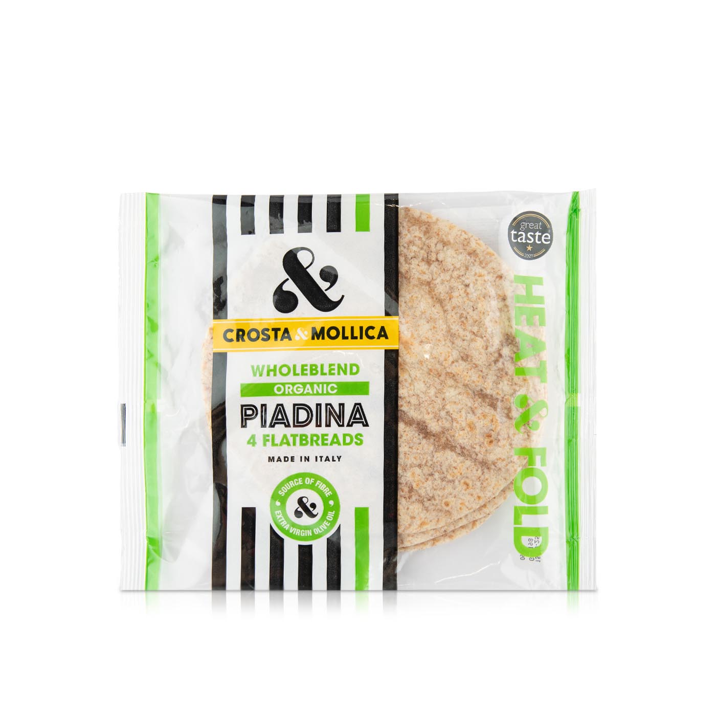 Crosta & Mollica Organic Piadina Wholeblend Flatbreads x 4