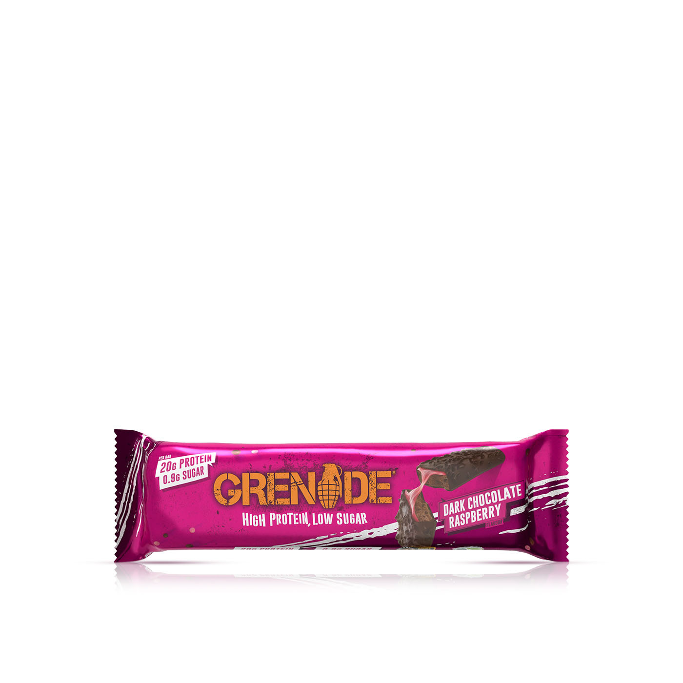 Grenade Dark Chocolate Raspberry Protein Bar 60g
