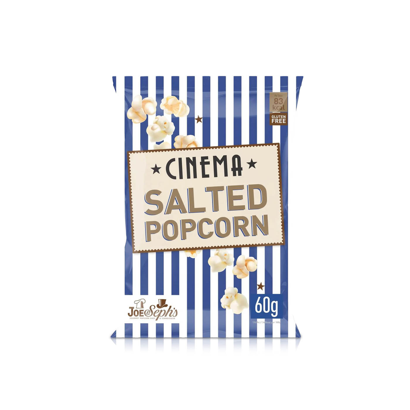 Joe and Seph's Cinema Salted Popcorn 60g