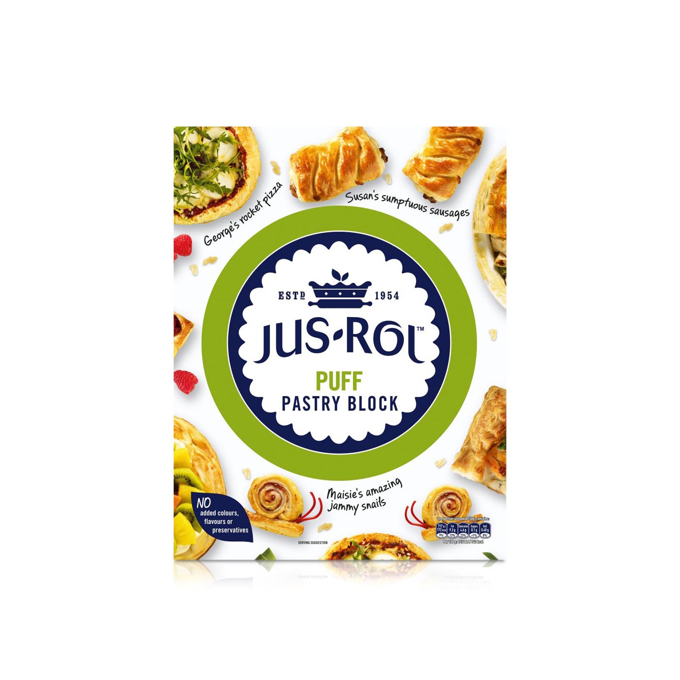 Jus Rol Puff Pastry Block 500g