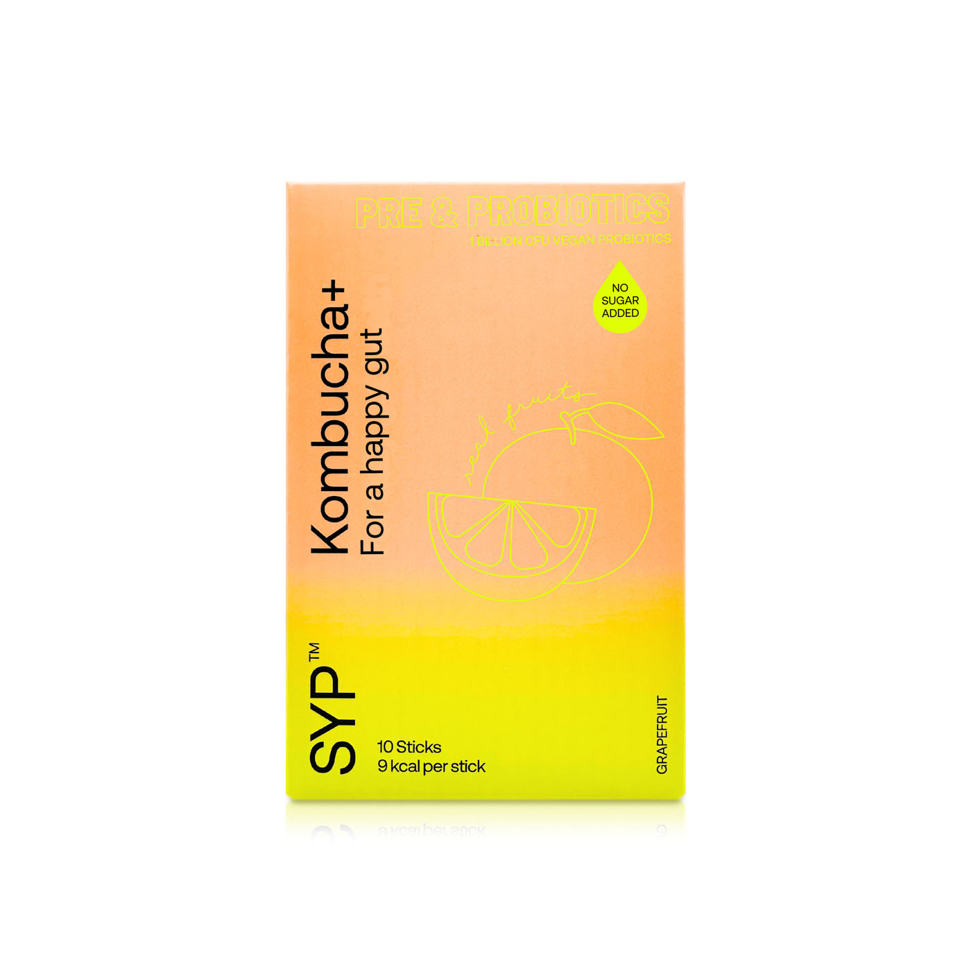 Shake Your Plants Grapefruit Kombucha+ 10 Sticks