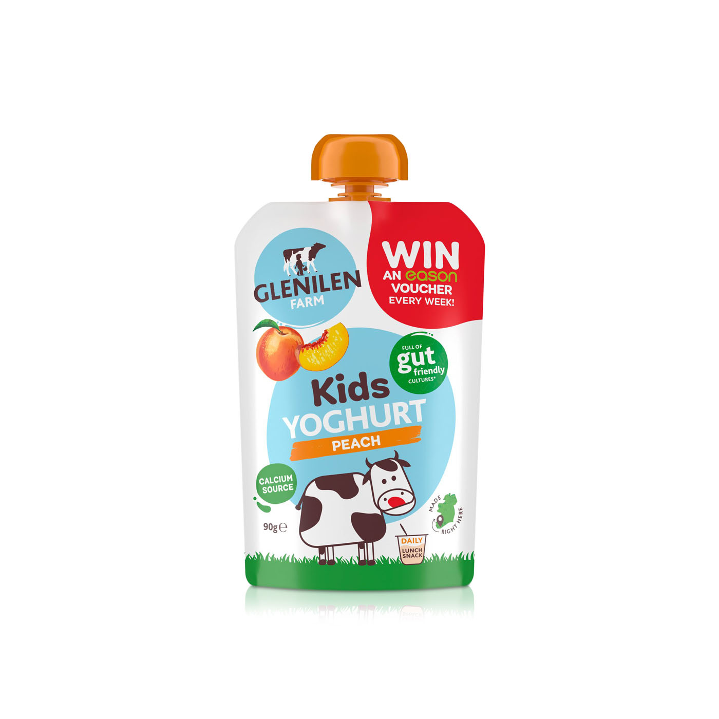 Glenilen Farm Kids Yoghurt Peach 90g