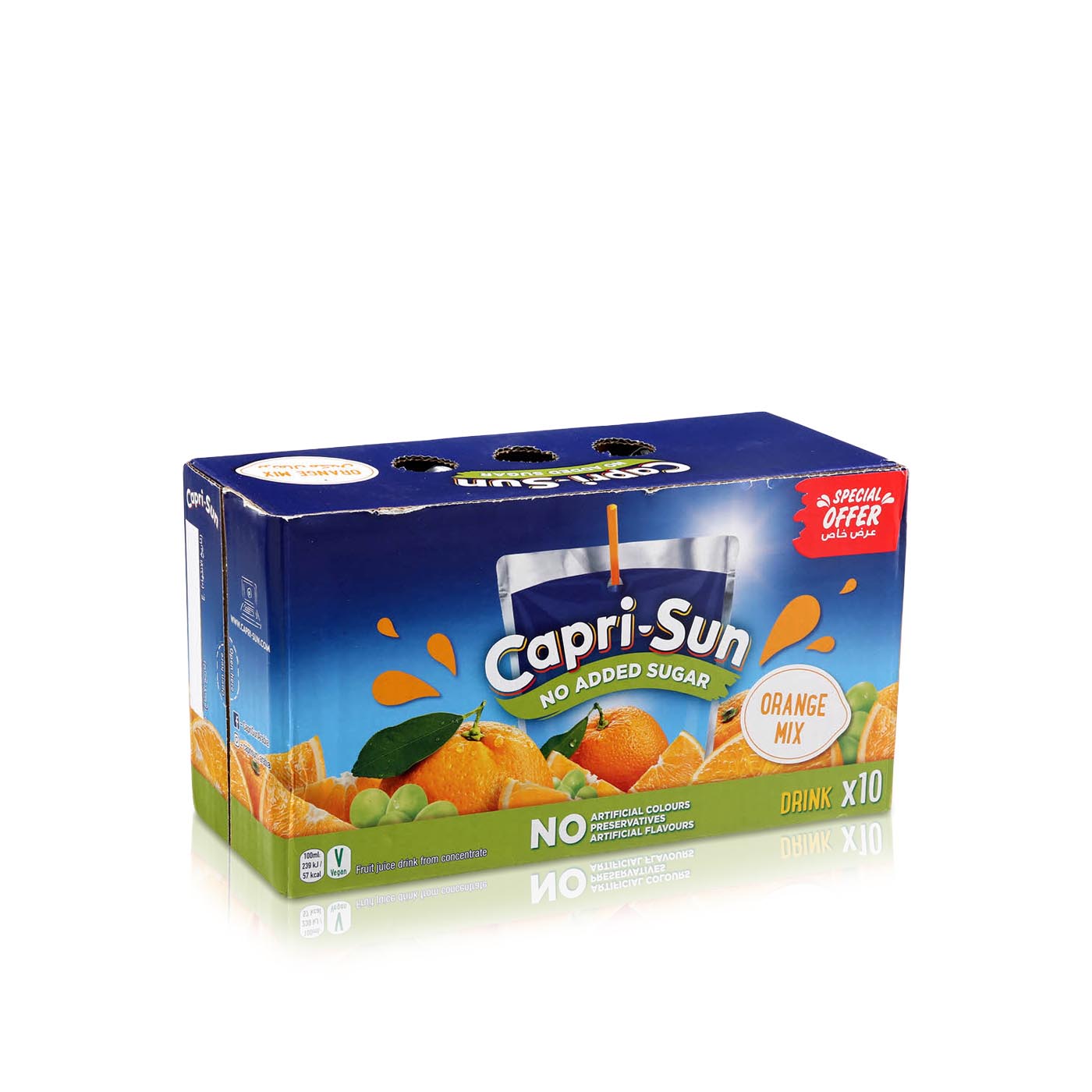 Capri Sun No Added Sugar Orange 200ml x 10