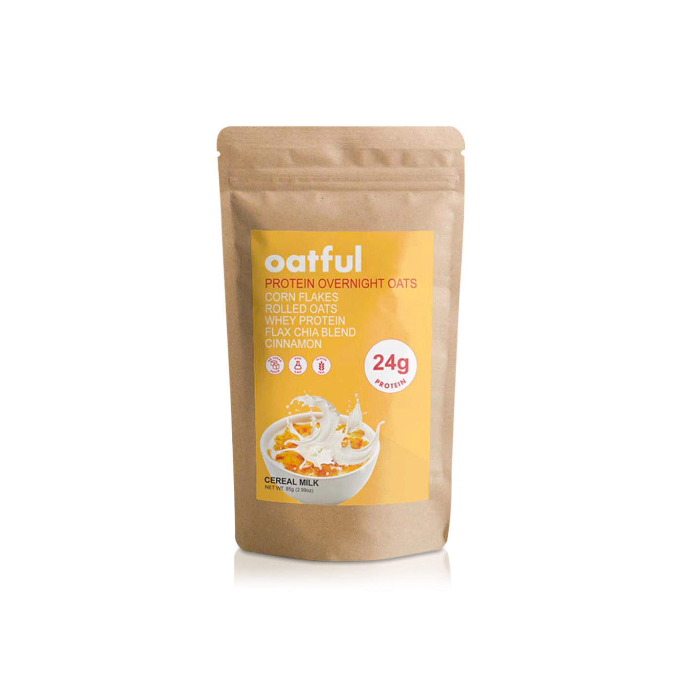 Oatful Cereal Milk Protein Overnight Oats 85g