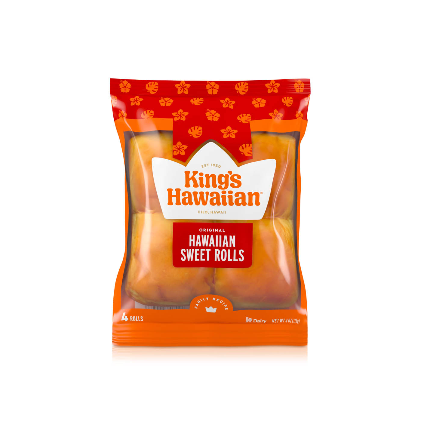 Kings Hawaiian Sweet Dinner Rolls 113g