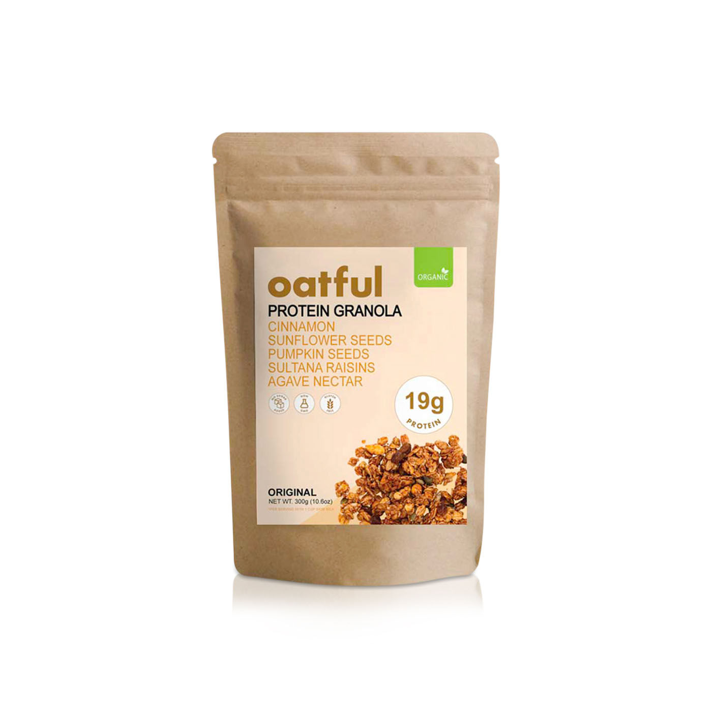 Oatful Organic Original Protein Granola 300g