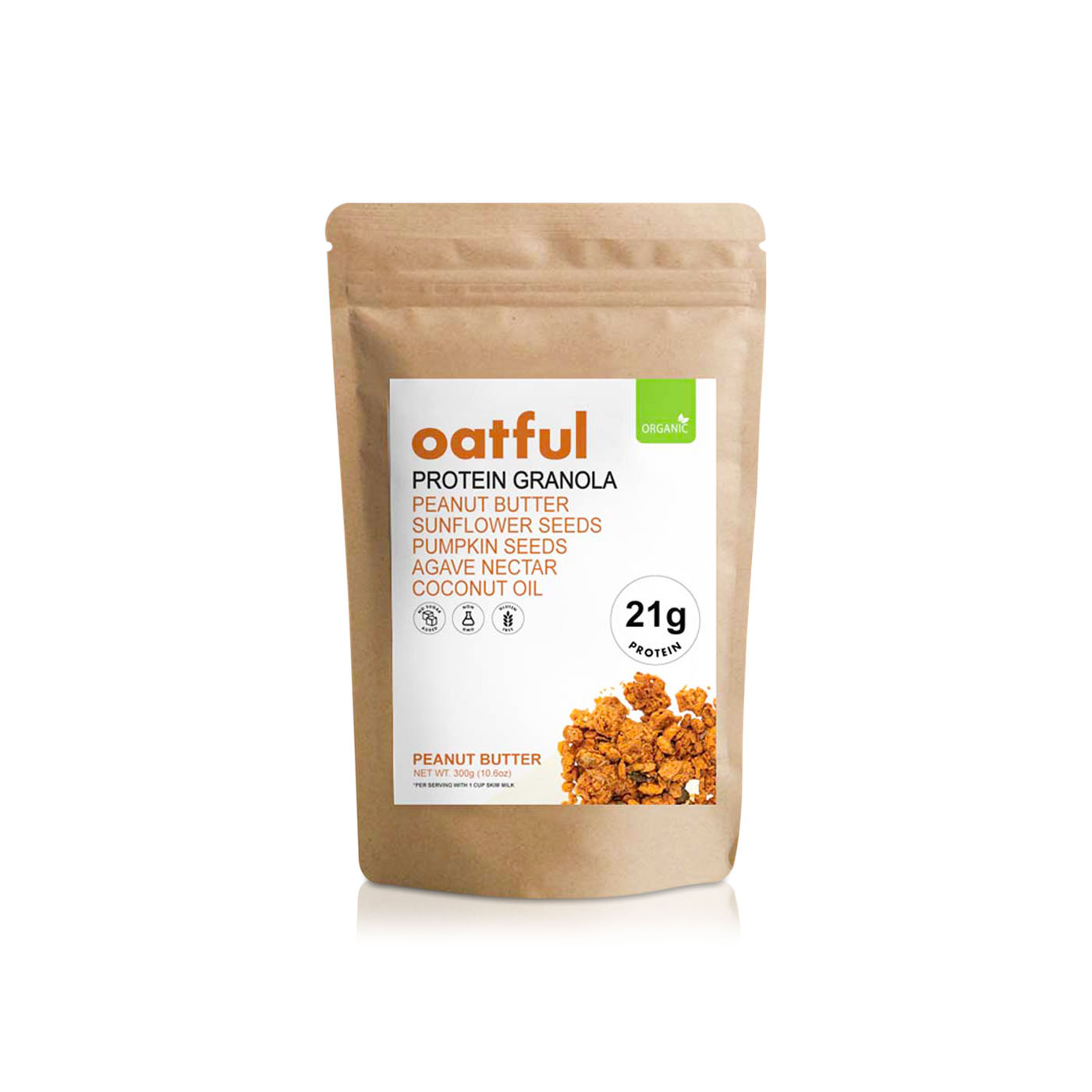 Oatful Organic Peanut Butter Protein Granola 300g