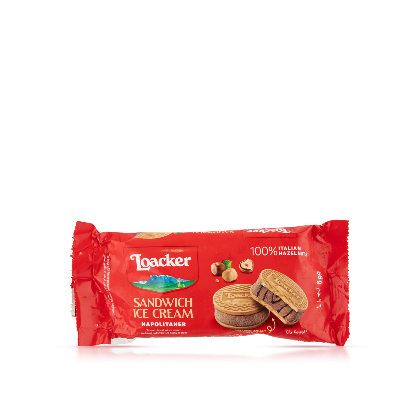 Loacker Sandwich Ice Cream Napoiltaner 66g