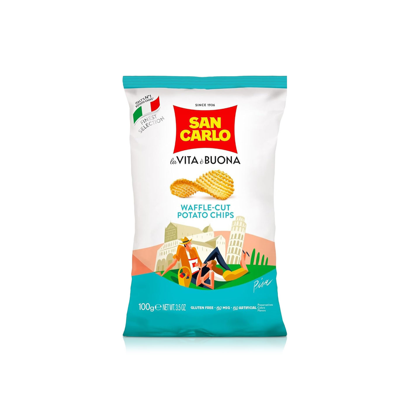 San Carlo Waffle Cut Chips 100g