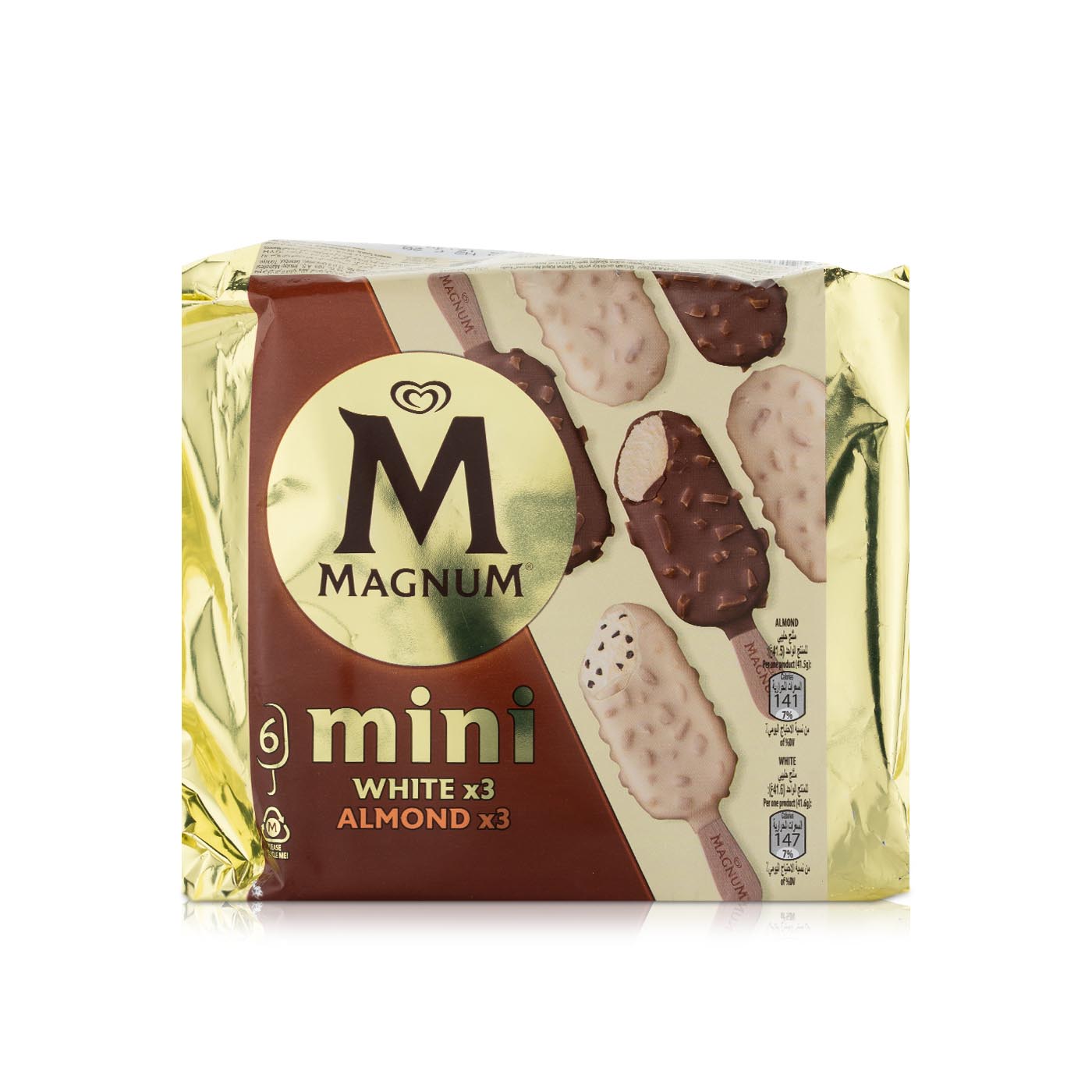 Magnum Mini White Almond x 6 330ml