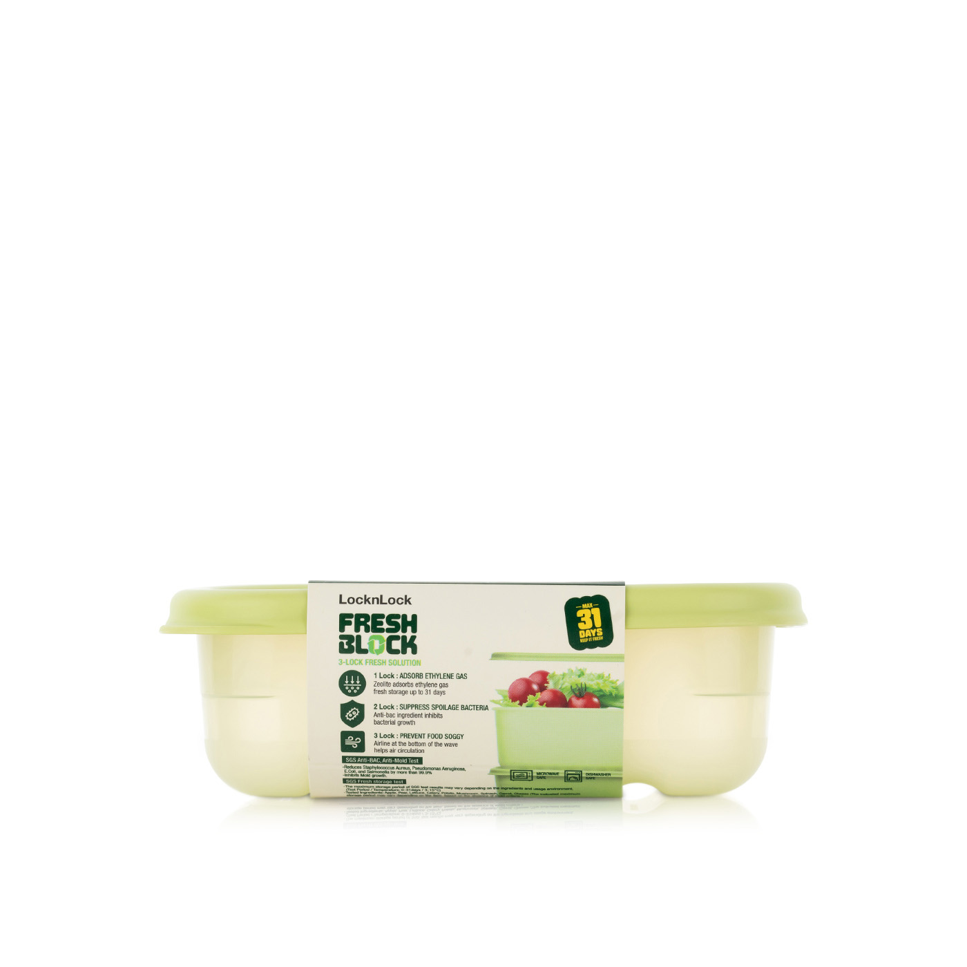 Lock & Lock Fresh Block Storage Rectangle 330ml