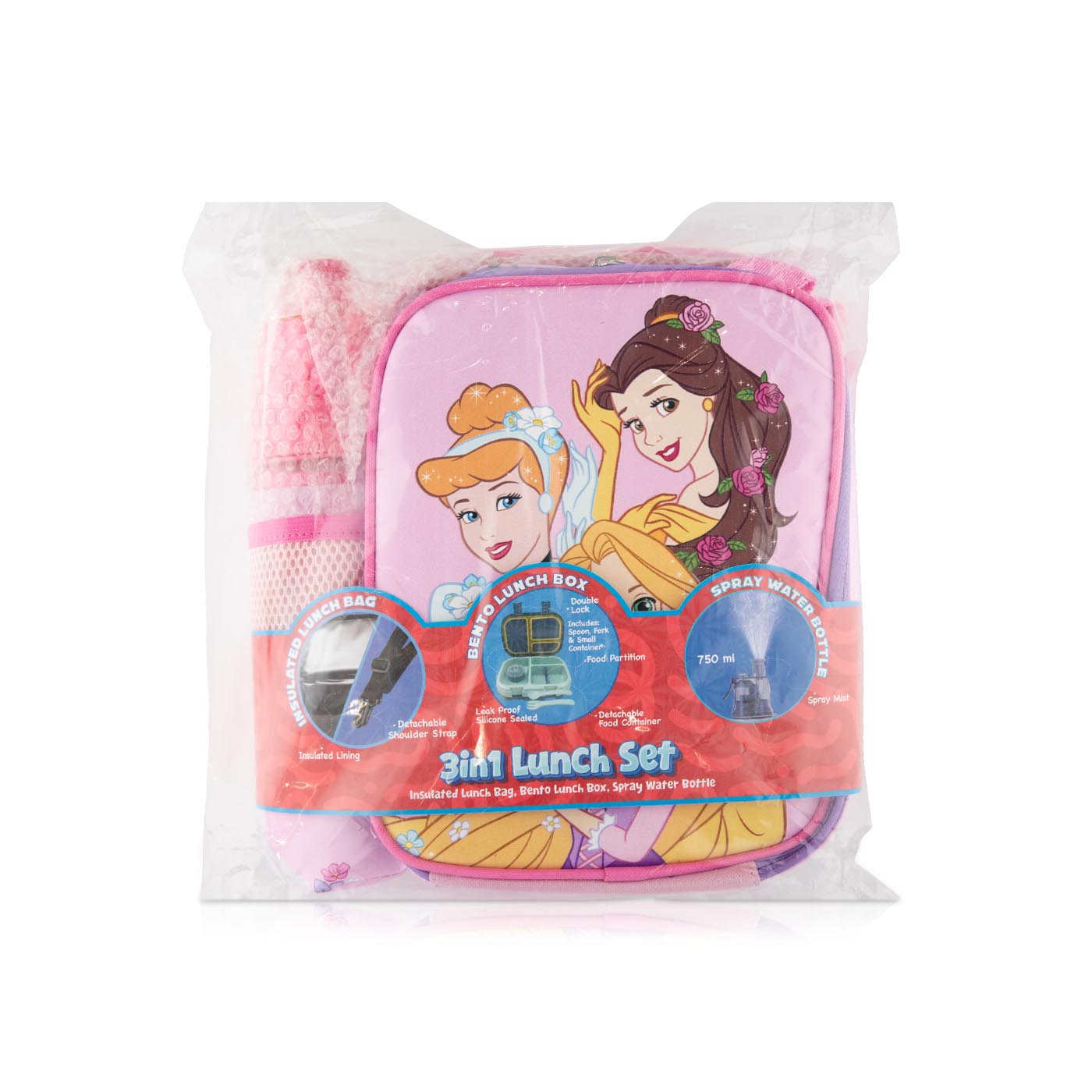 Disney Lunchbag Water Bottle and Lunch Box