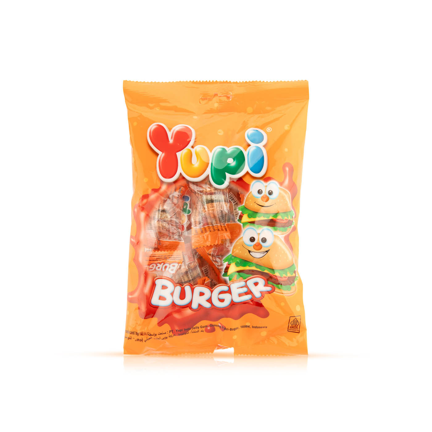 Yupi Mini Burger Gummy Bag 105g