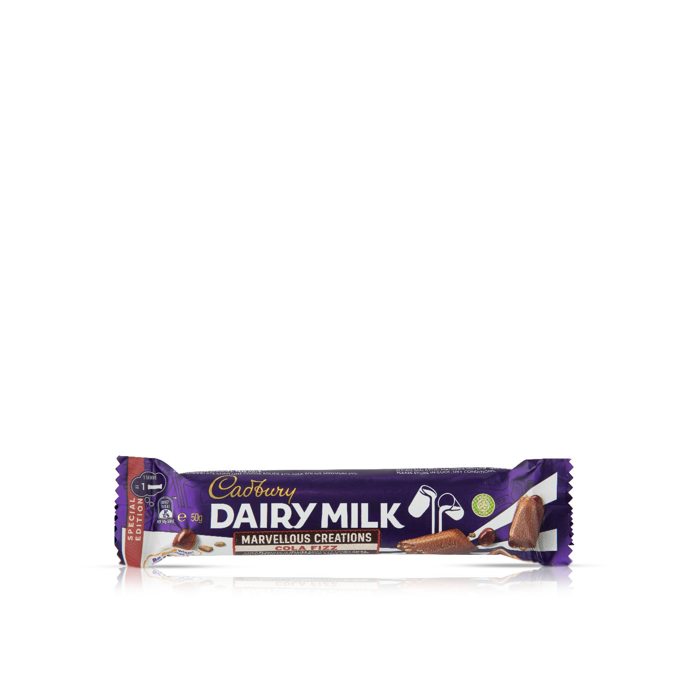 Cadbury Dairy Milk Marvellous Creations Cola Fizz Chocolate Bar 50g