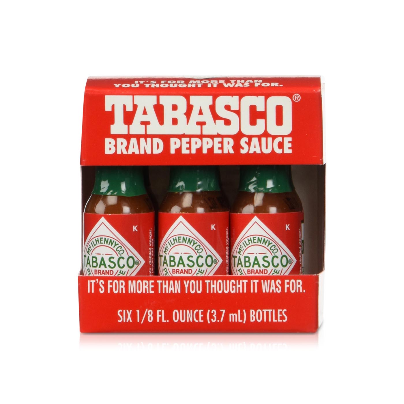 Tabasco Original Red Pepper Sauce 3.7ml x 6 Bottles