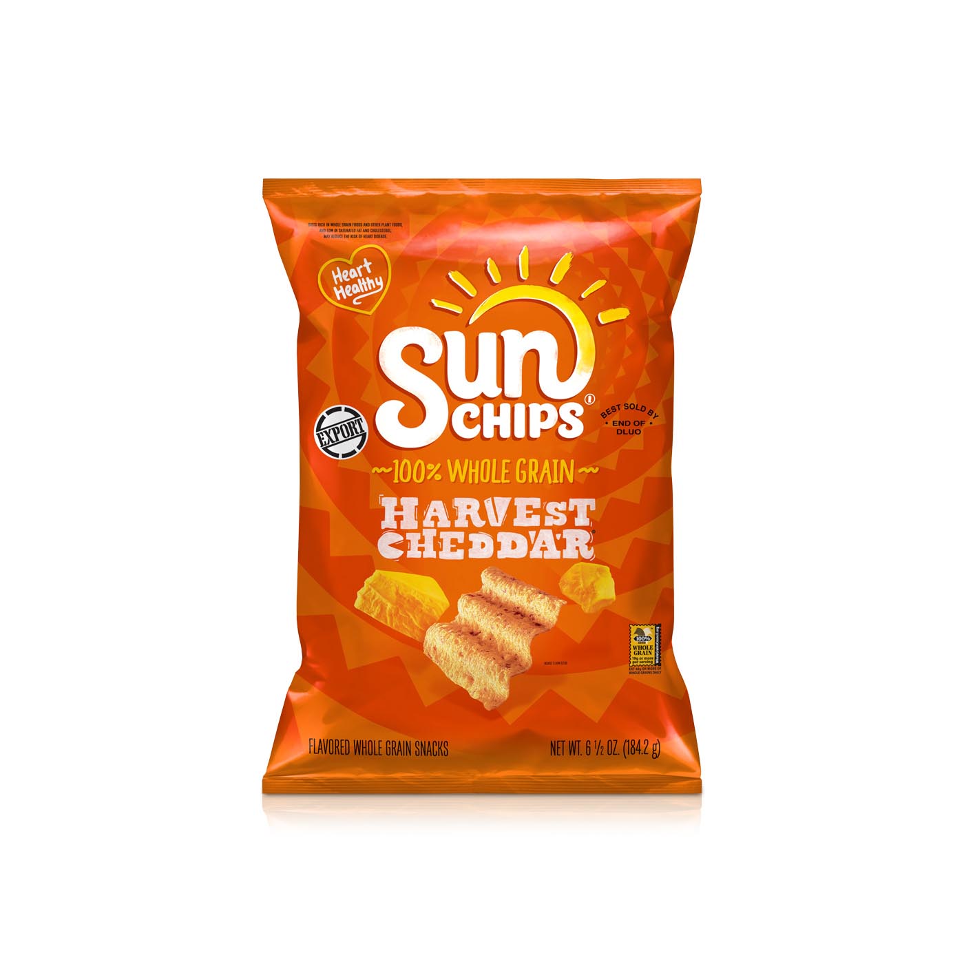 Sun Chips Harvest Cheddar Wholegrain Snacks 184.2g
