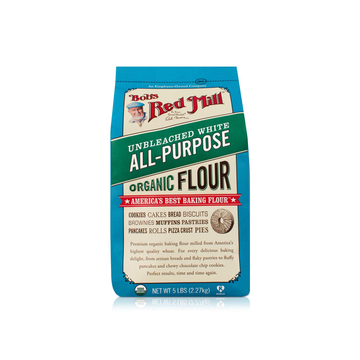 Bob's Red Mill Organic Unbleached White All-Purpose Flour 2.27kg