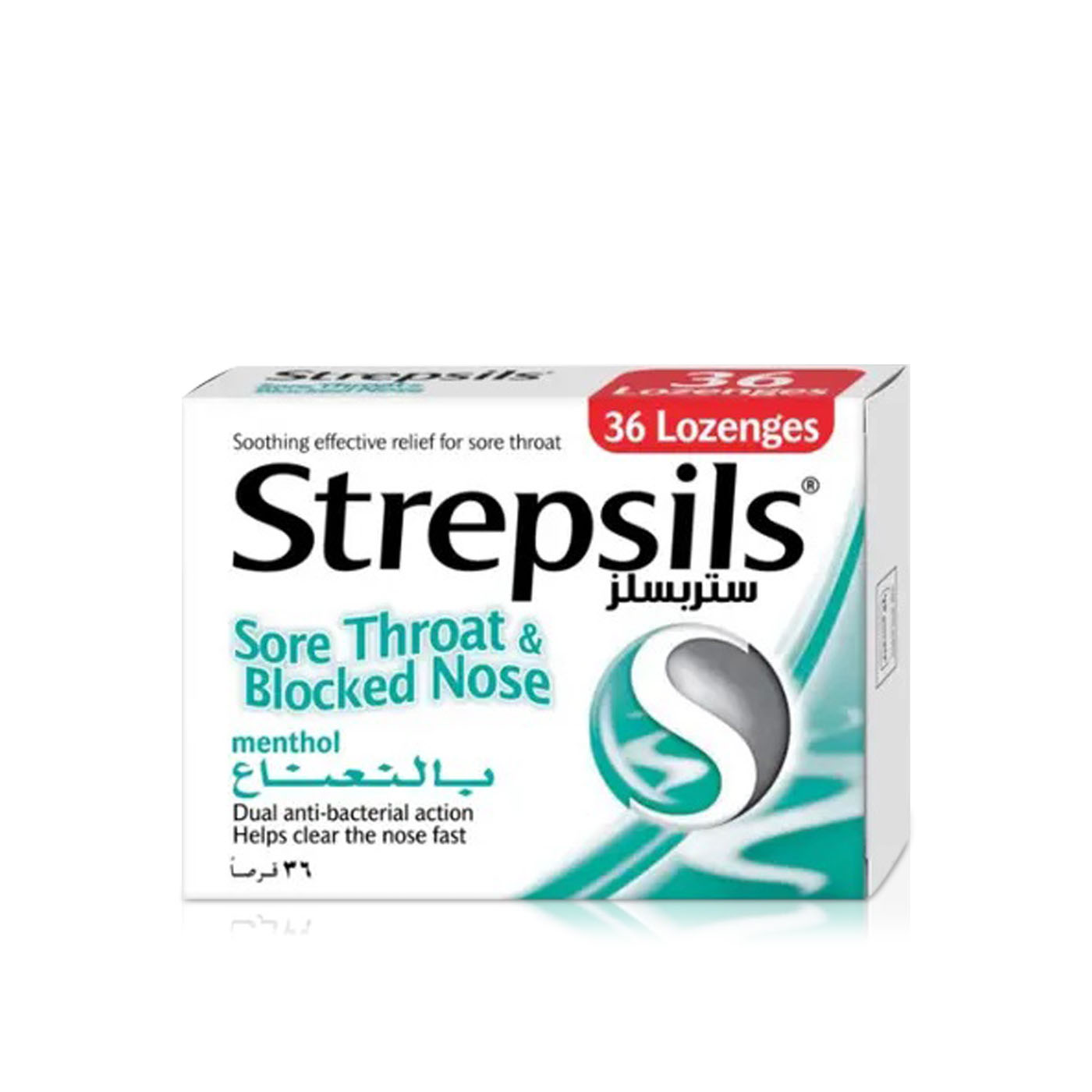 Strepsils Menthol Blocked Nose Lozenges x 36