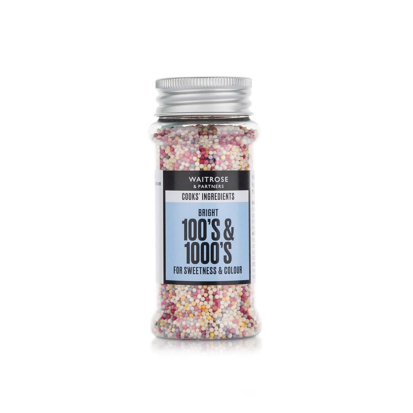 Waitrose Cooks' Ingredients 100s & 1000's Sprinkles 85g