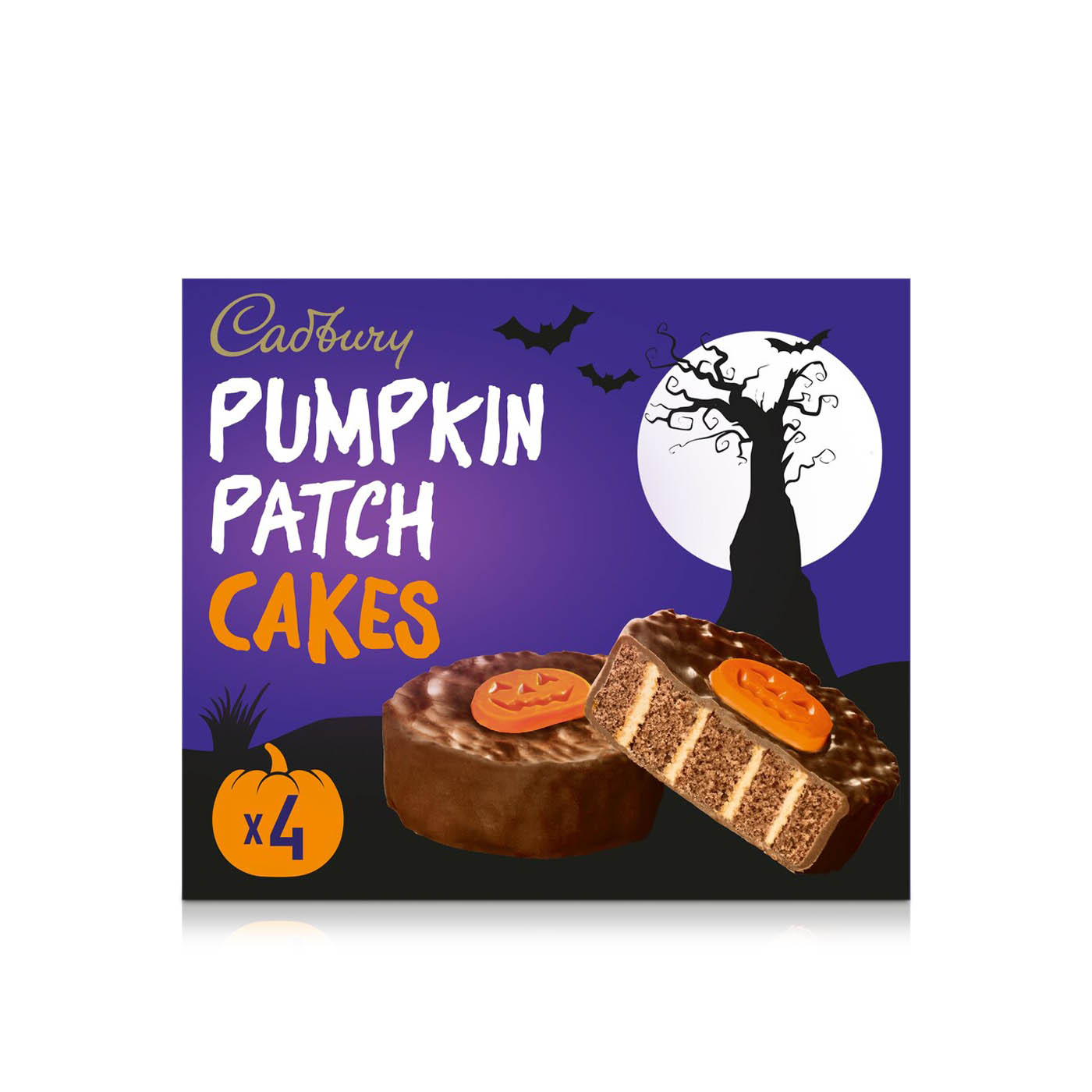 Cadbury Pumpkin Patch Cakes x 4 128g