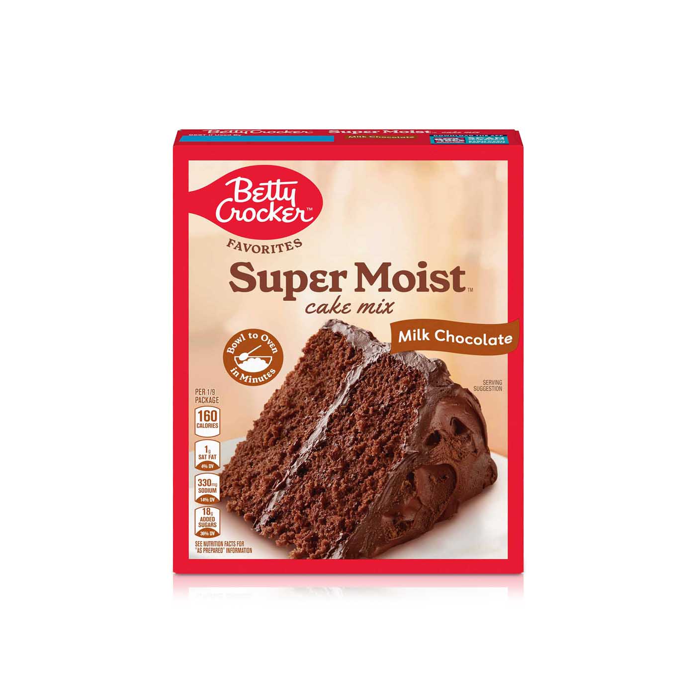 Betty Crocker Super Moist Milk Chocolate Cake Mix 430g