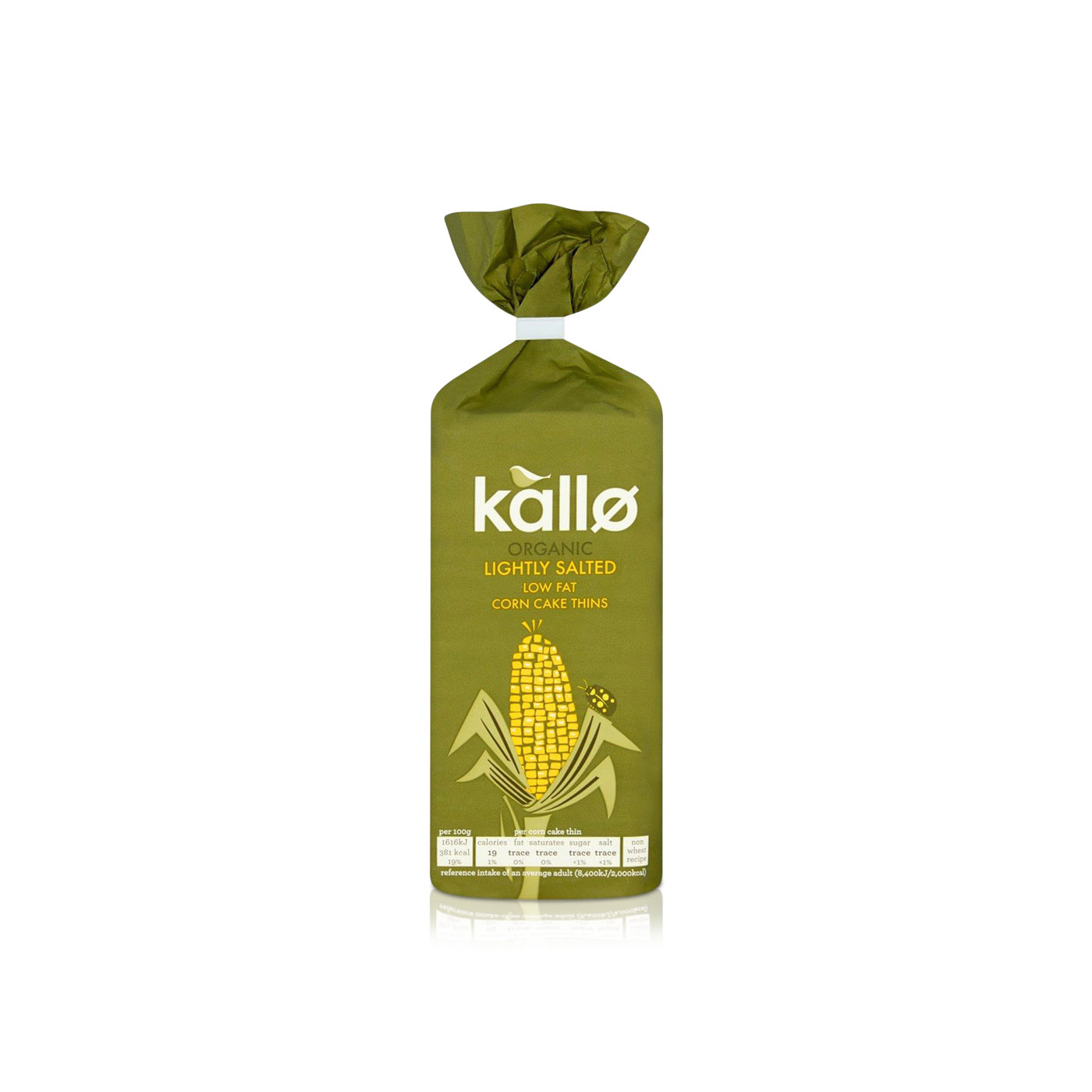 Kallo Lightly Salted Corn Cake Thins 130g