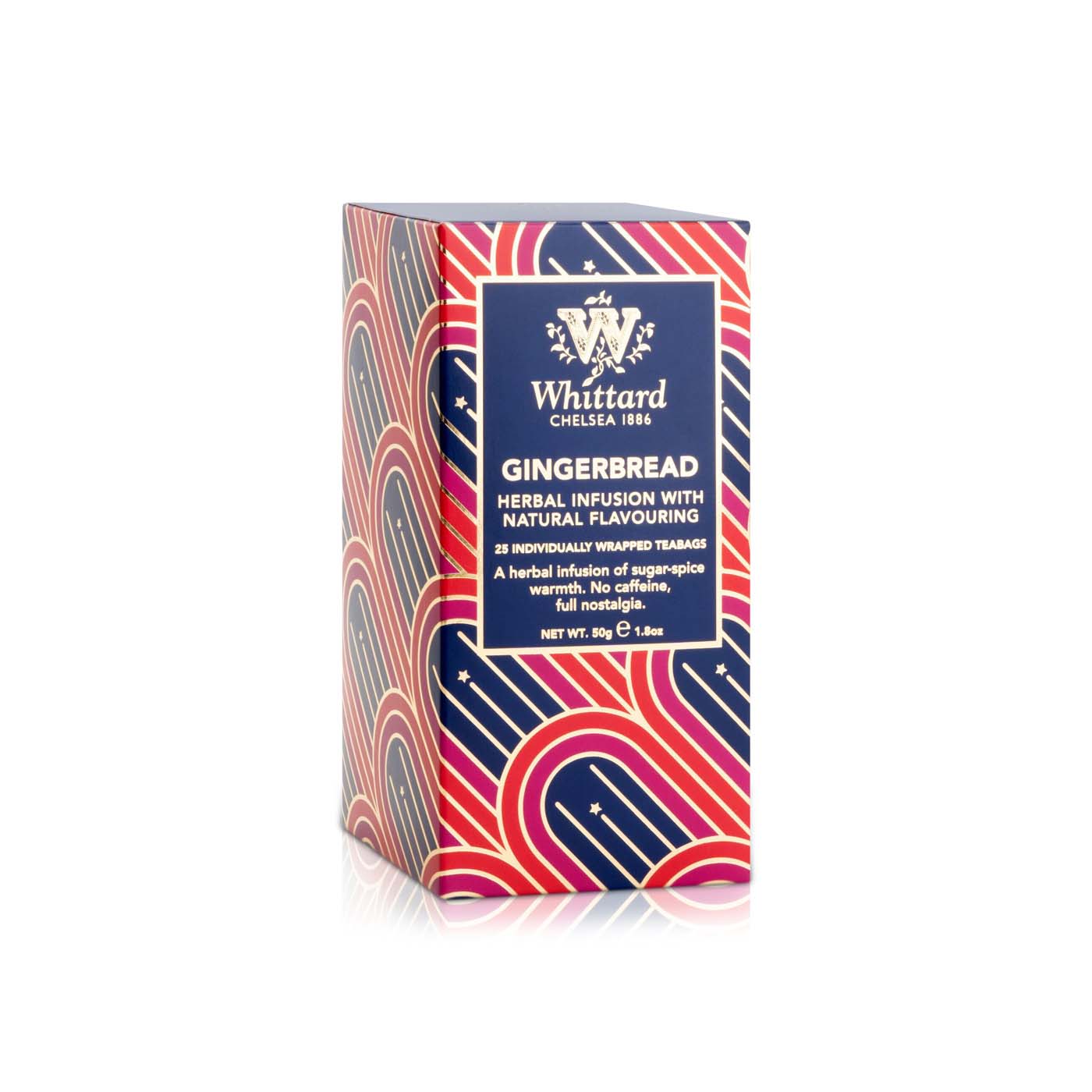 Whittard Gingerbread Herbal Tea Bags 50g
