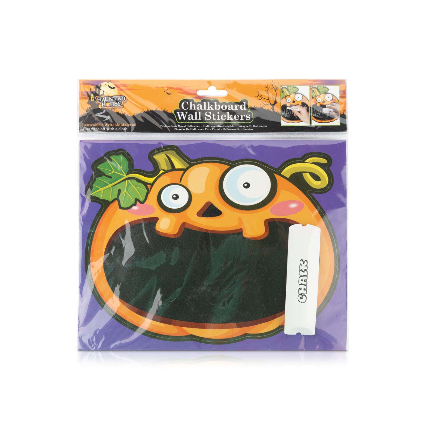 PMS Halloween Small Wall Chalkboard Clings x 4