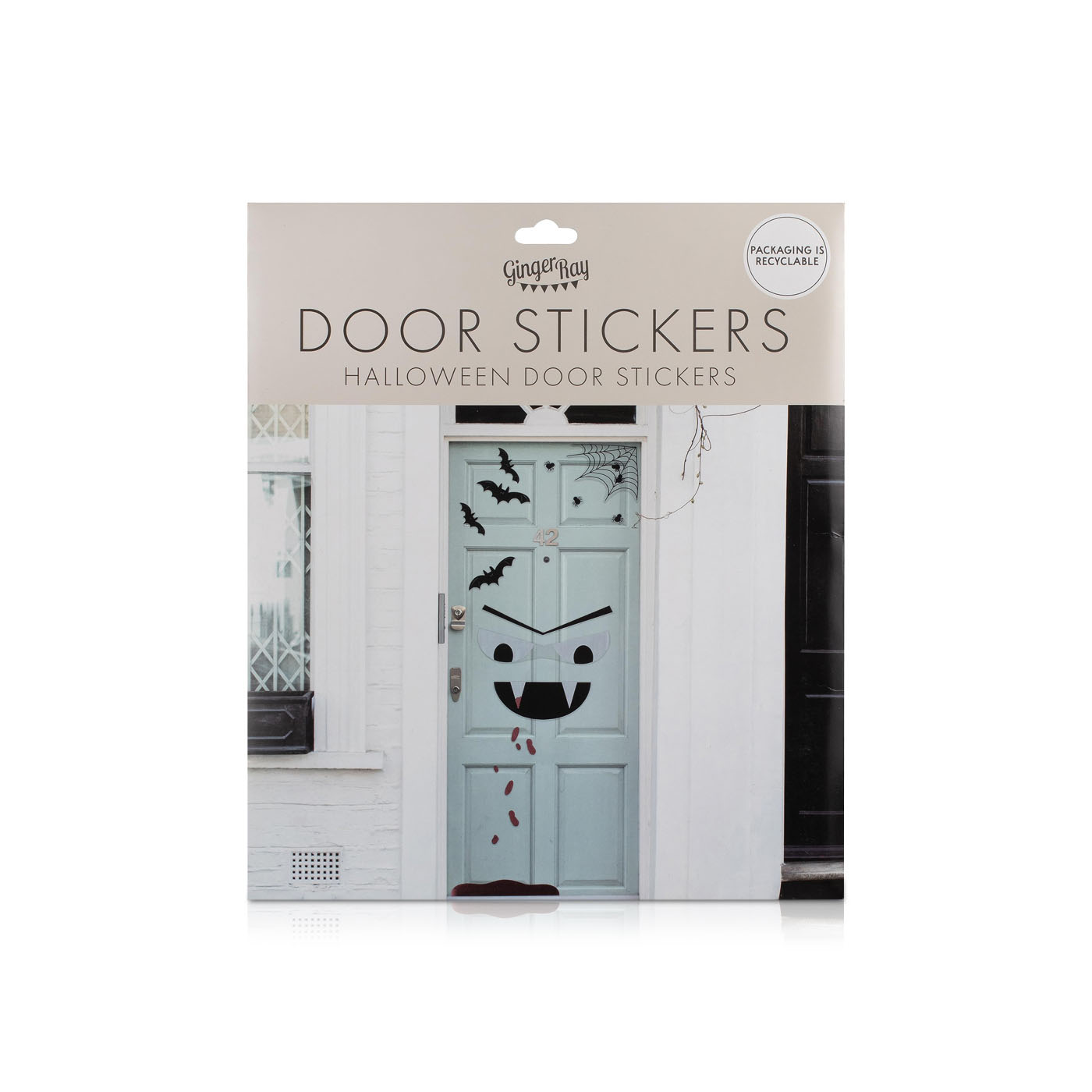 Ginger Ray Vampire Face Door Stickers