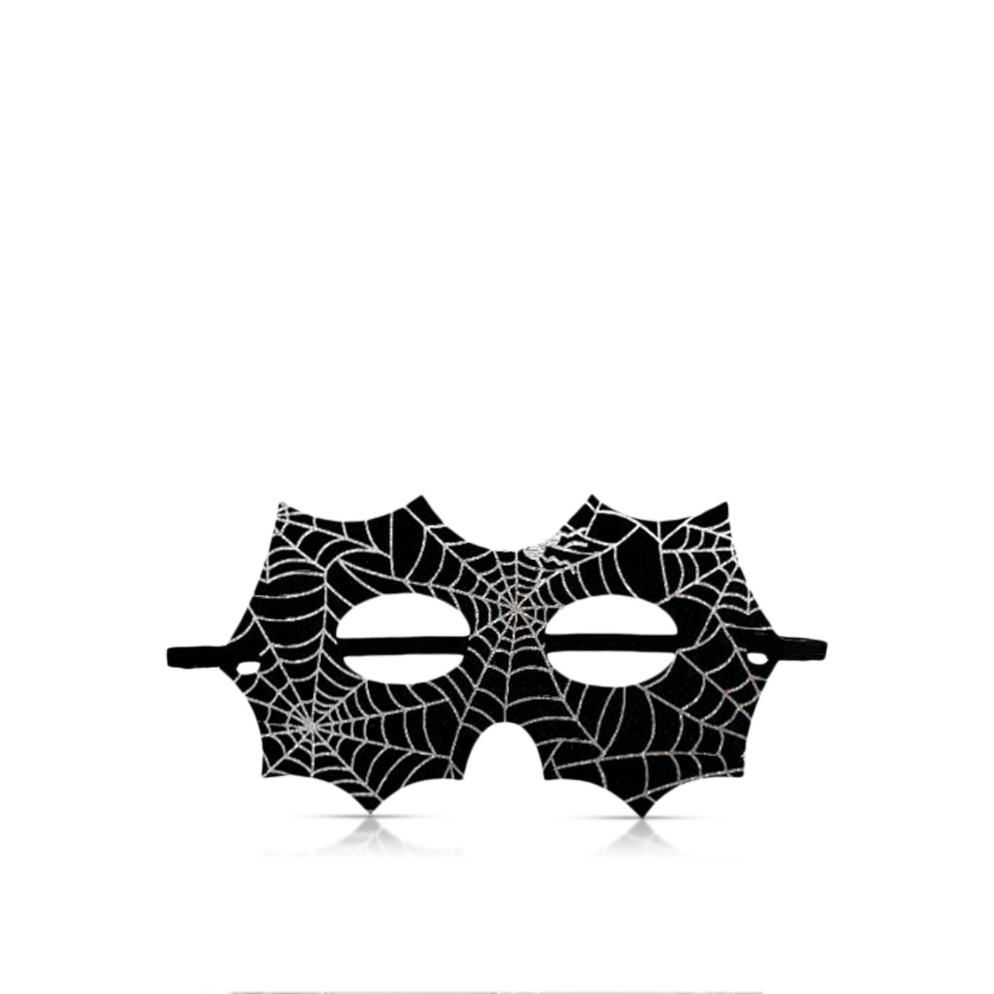 Party Magic Halloween Spiderweb Eye Mask Adult Size