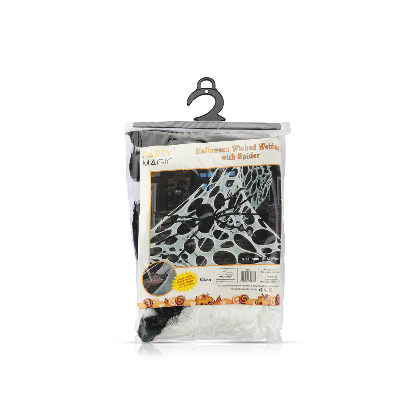 Party Magic Halloween Wicked Webbing with Spider