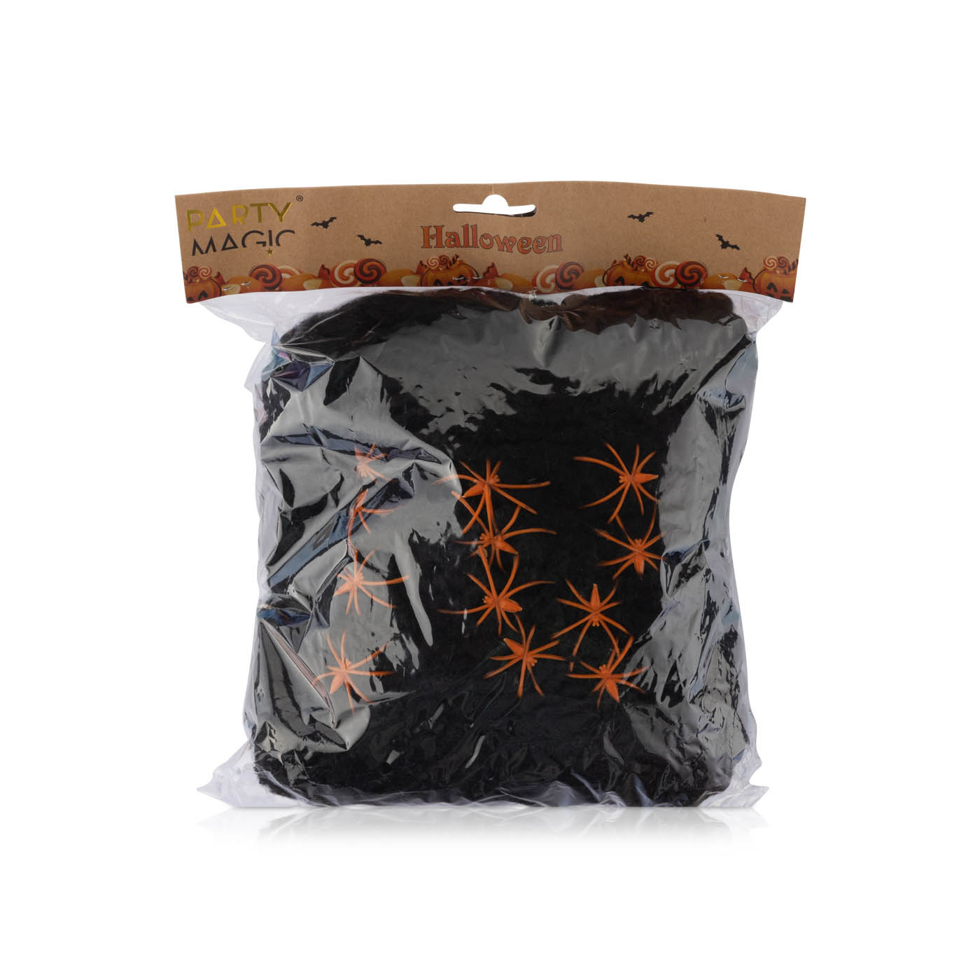 Party Magic Halloween Black Spider Web Decoration