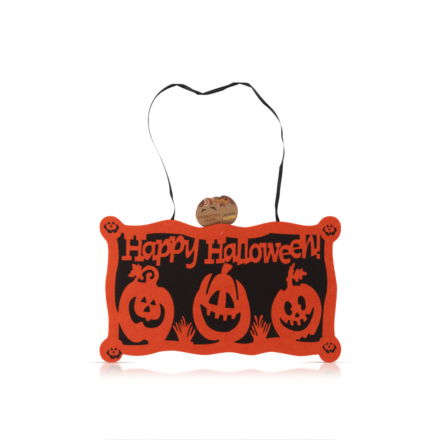 Party Magic "happy Halloween" Hanging Door Sign