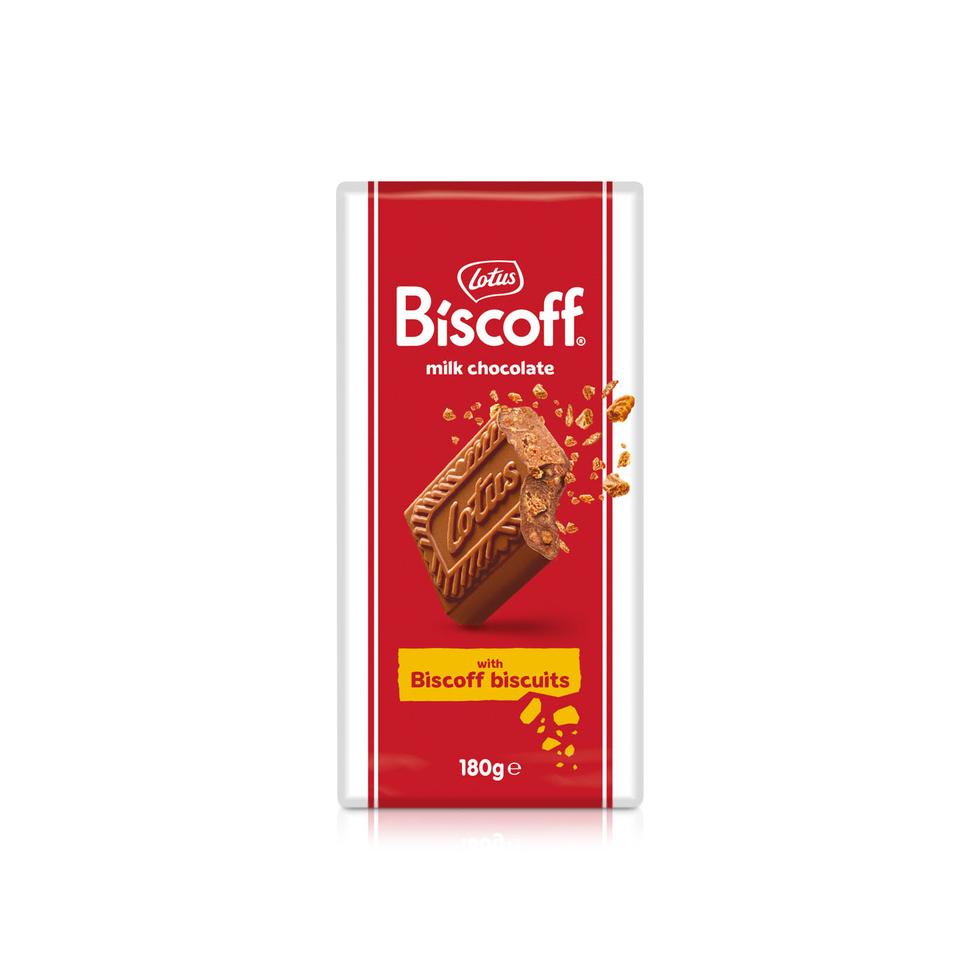 Lotus Biscoff Milk Chocolate Bar 180g