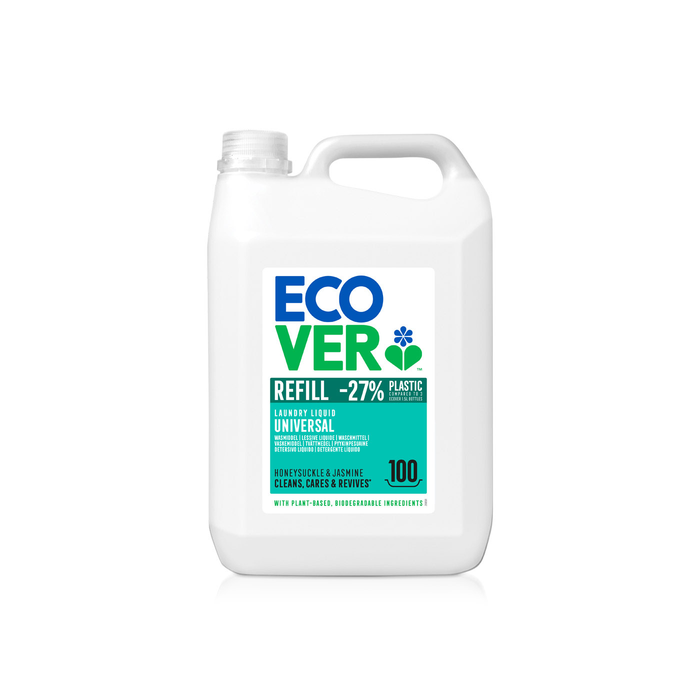 Ecover Honeysuckle & Jasmine Laundry Liquid 5L