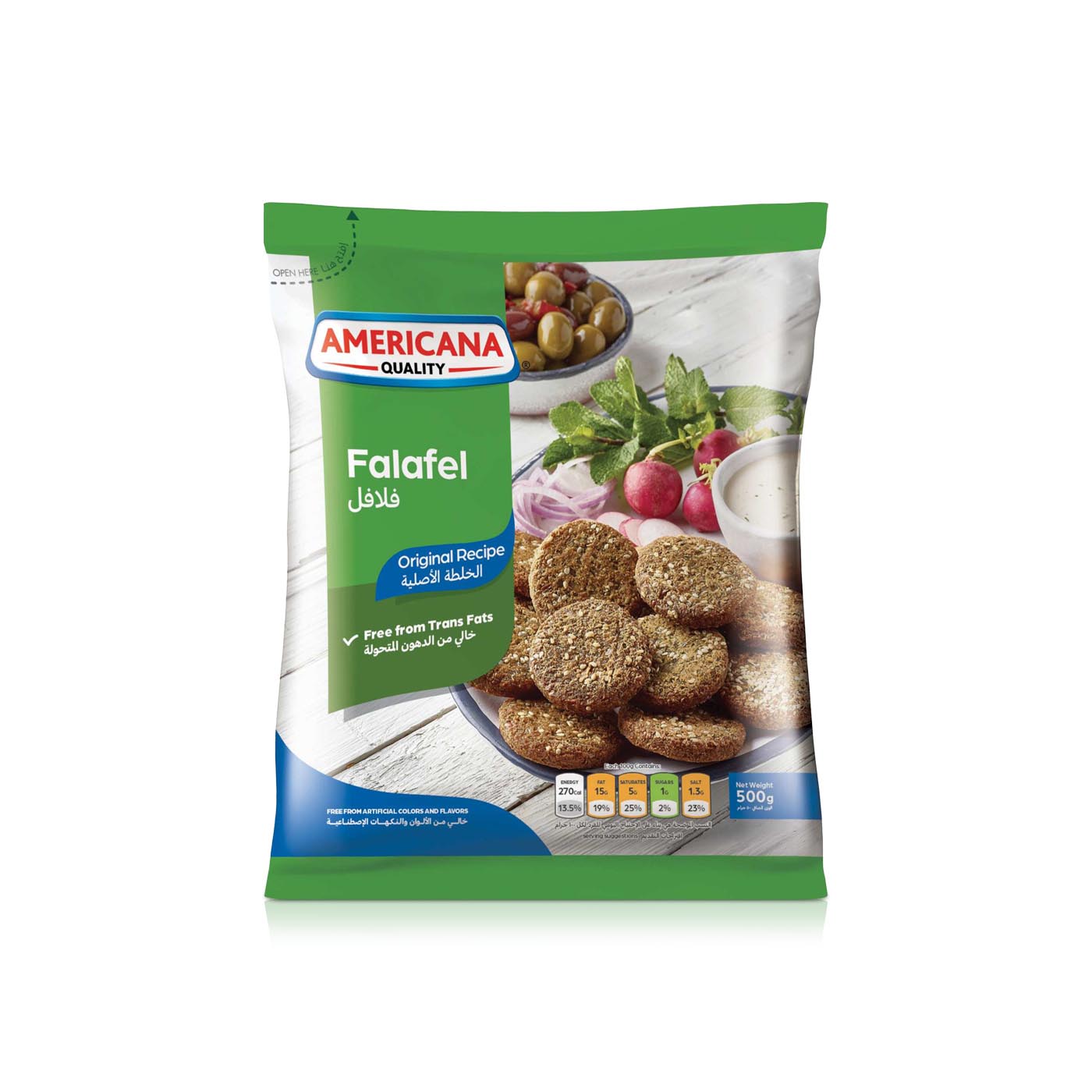 Americana Frozen Falafel 500g