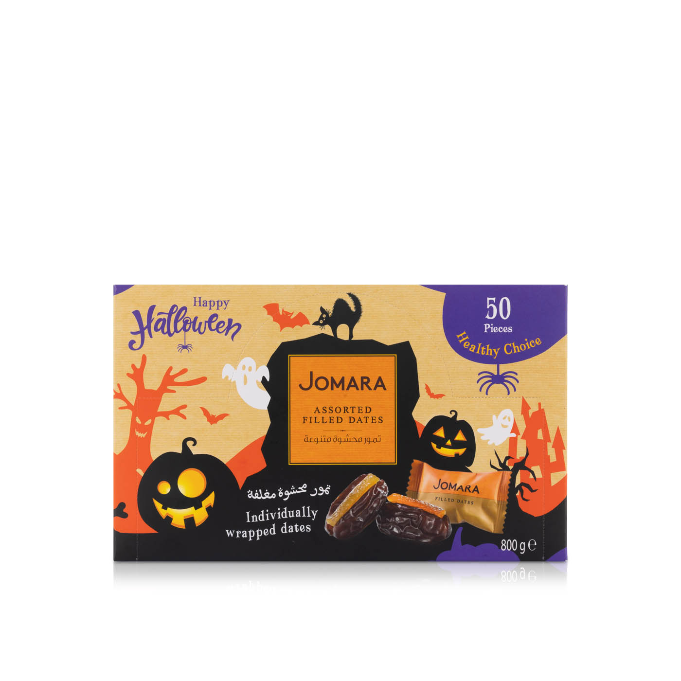 Jomara Assorted Filled Dates Halloween 800g
