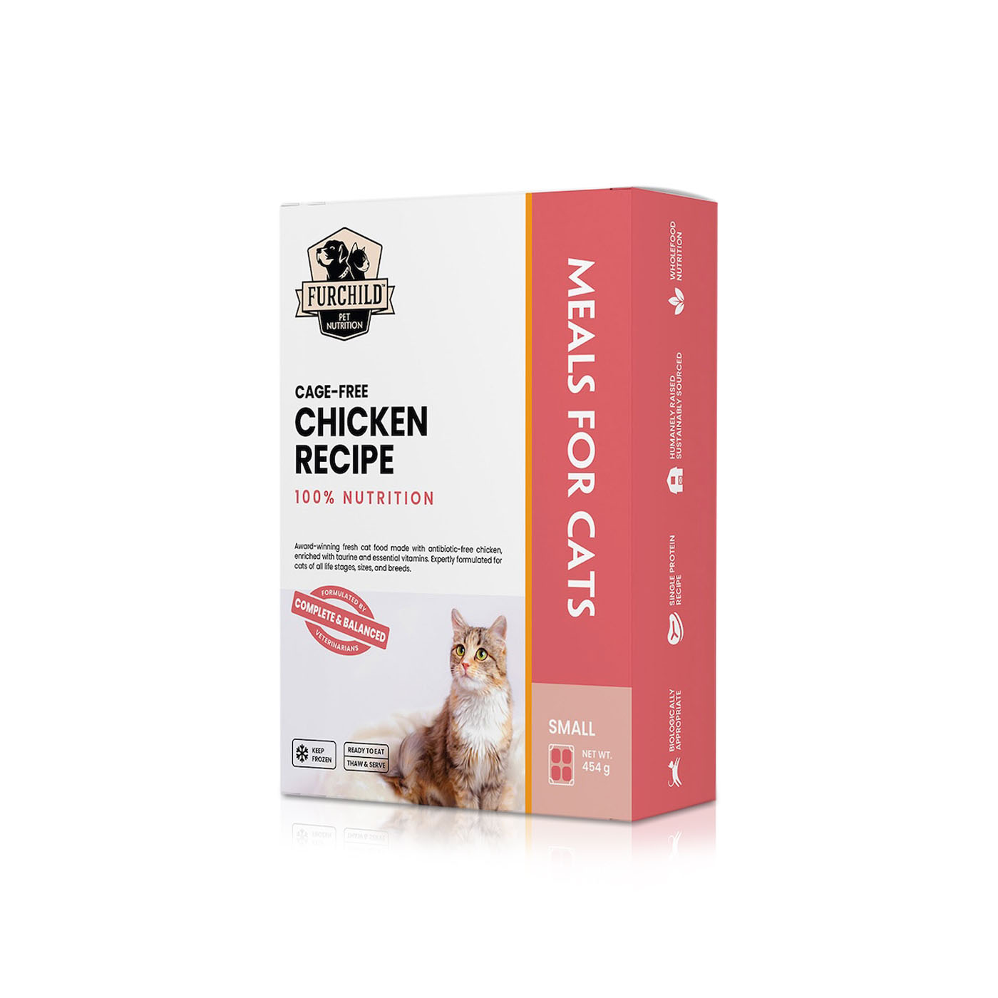 Furchild Cage-Free Chicken Raw Cat Food 113.5g x 4