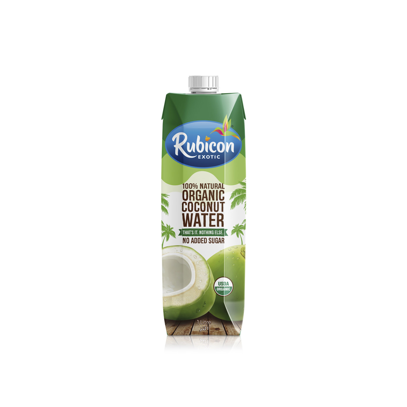 Rubicon Exotic 100% Natural Organic Coconut Water 1 litre
