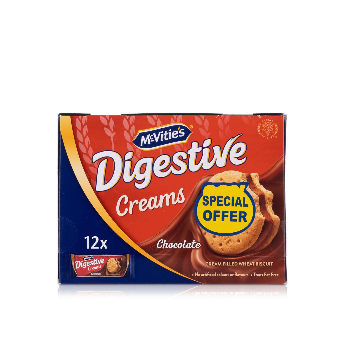 McVitie's Chocolate Digestive Creams x 12