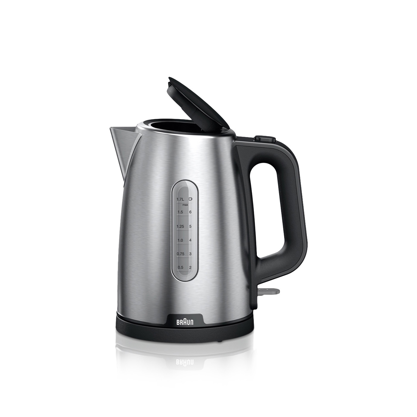 Braun Stainless Steel Kettle PurShine 2200w 1.7L