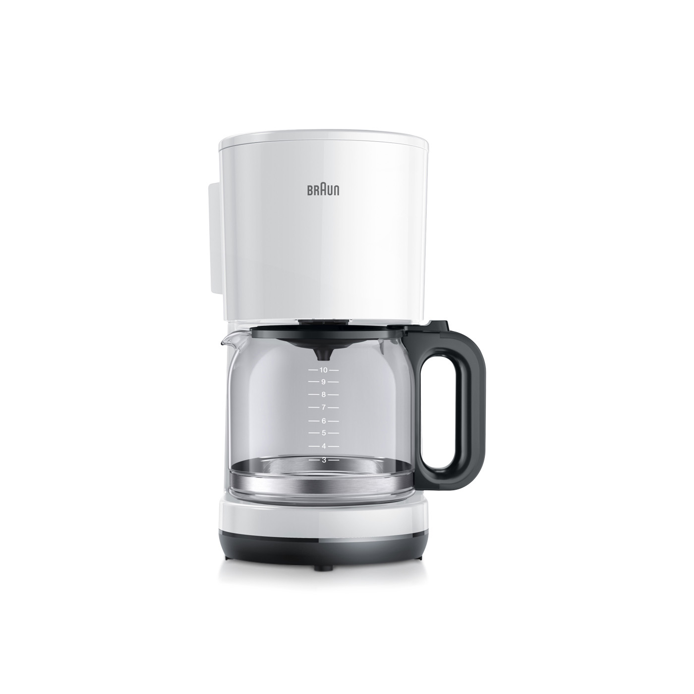 Braun Coffee Maker White 1000w 10-15 Cups
