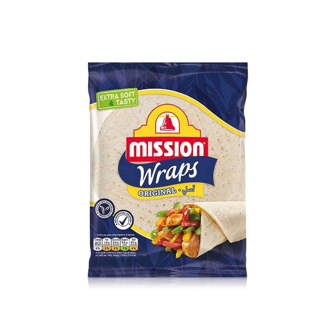 Mission Wholemeal Tortilla Wraps 200g